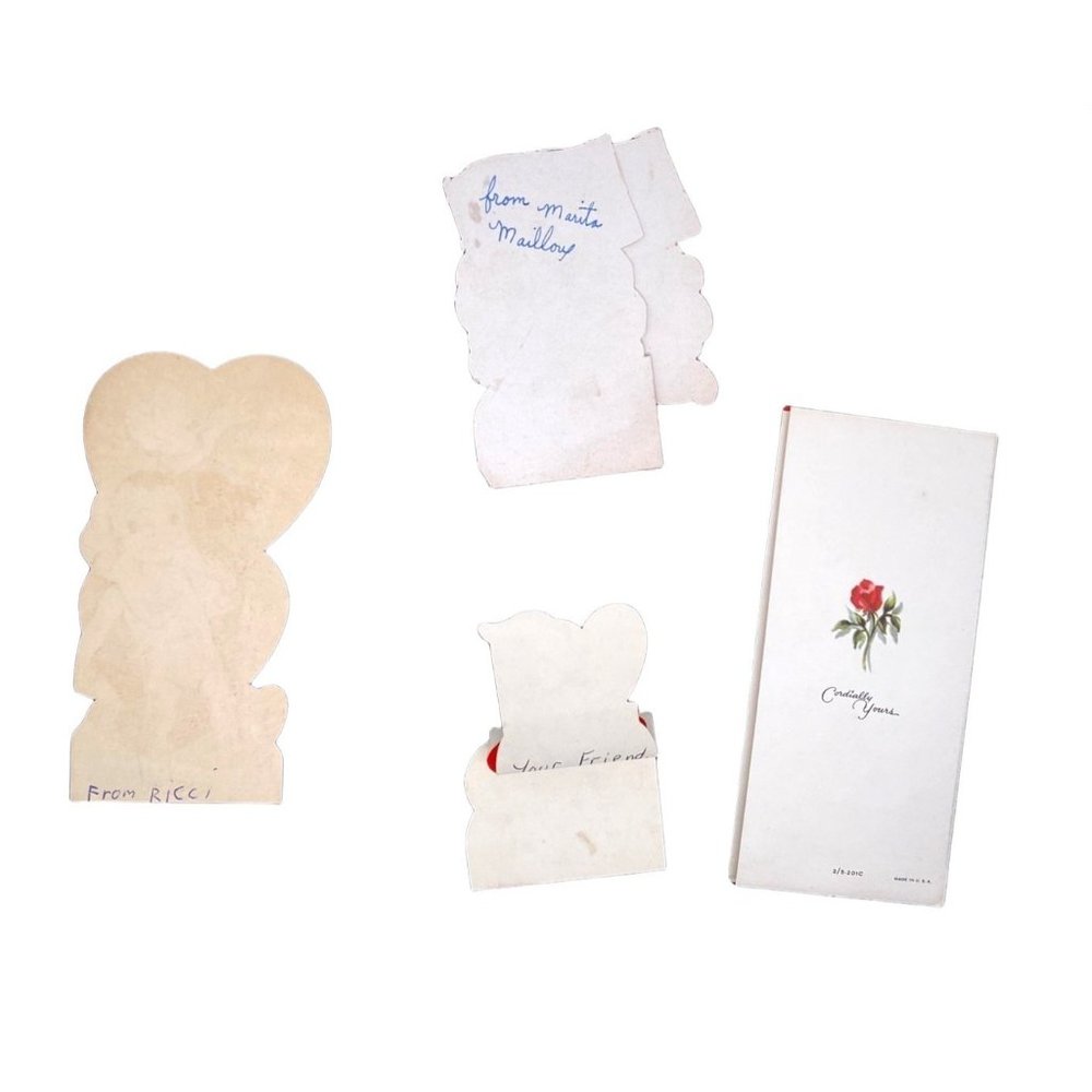 Vtg Children’s Valentines School Exchange and Card lot of 4 - Picture 8 of 8
